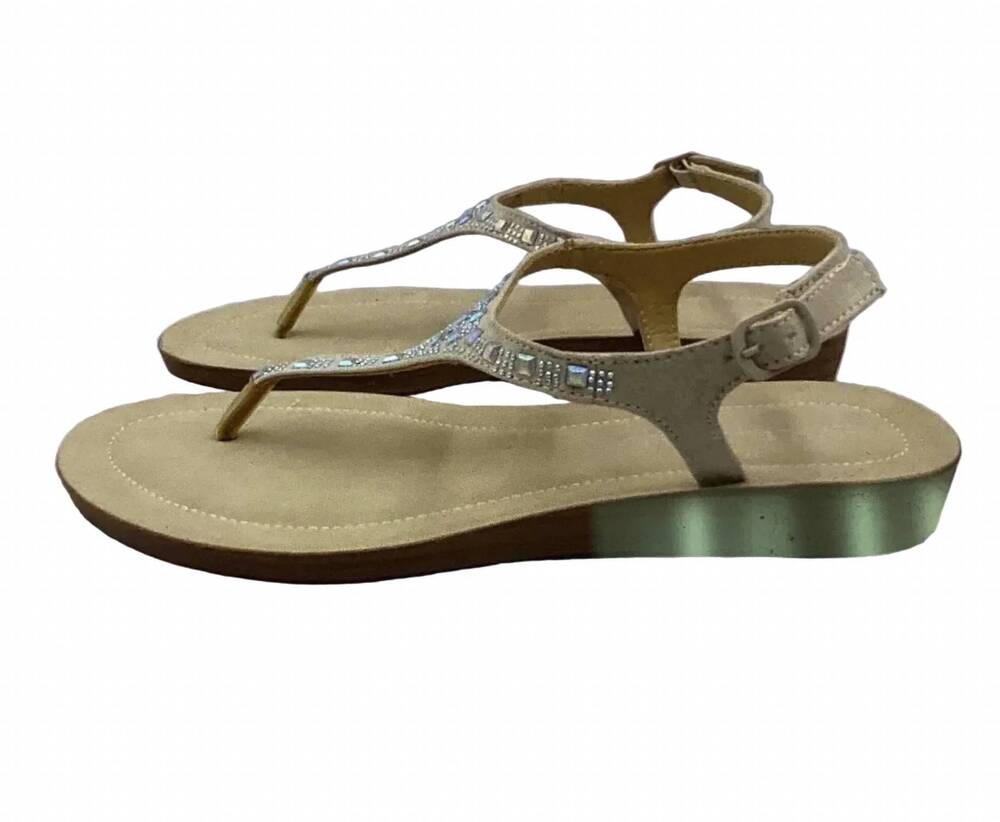 NEW CL BY LAUNDRY women's attraction sandals in nude